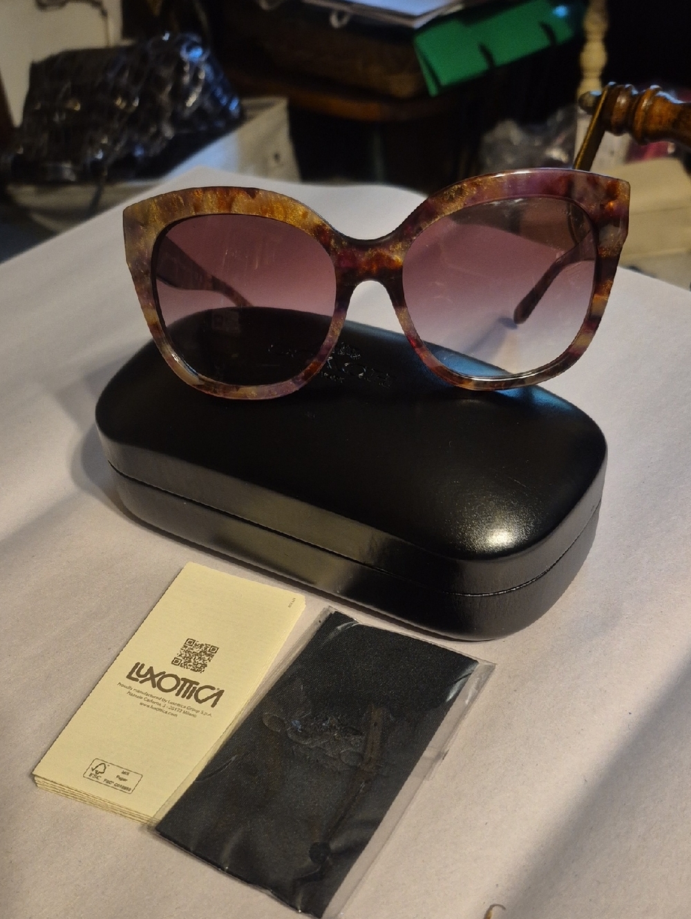 CoachTortoiseshell Sunglasses NWOT